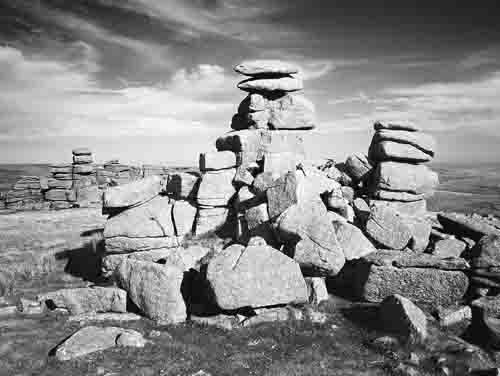 rocks typical of Dartmoor